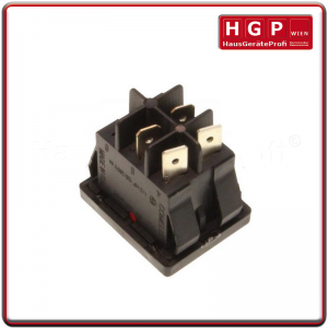 Wippschalter Rot mit Abdeckung 2