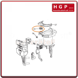 Feder DeLonghi Hebelarm Brühgruppe 2