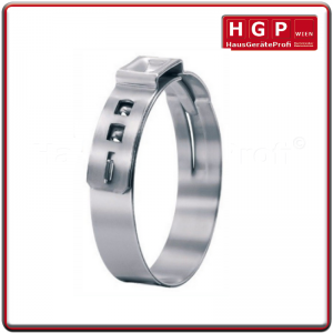 Einohrklemme 23,90-27,10 mm